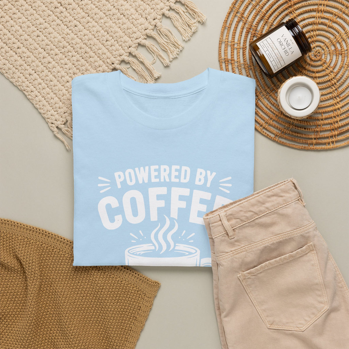 Powered by Coffee and Anxiety T-Shirt