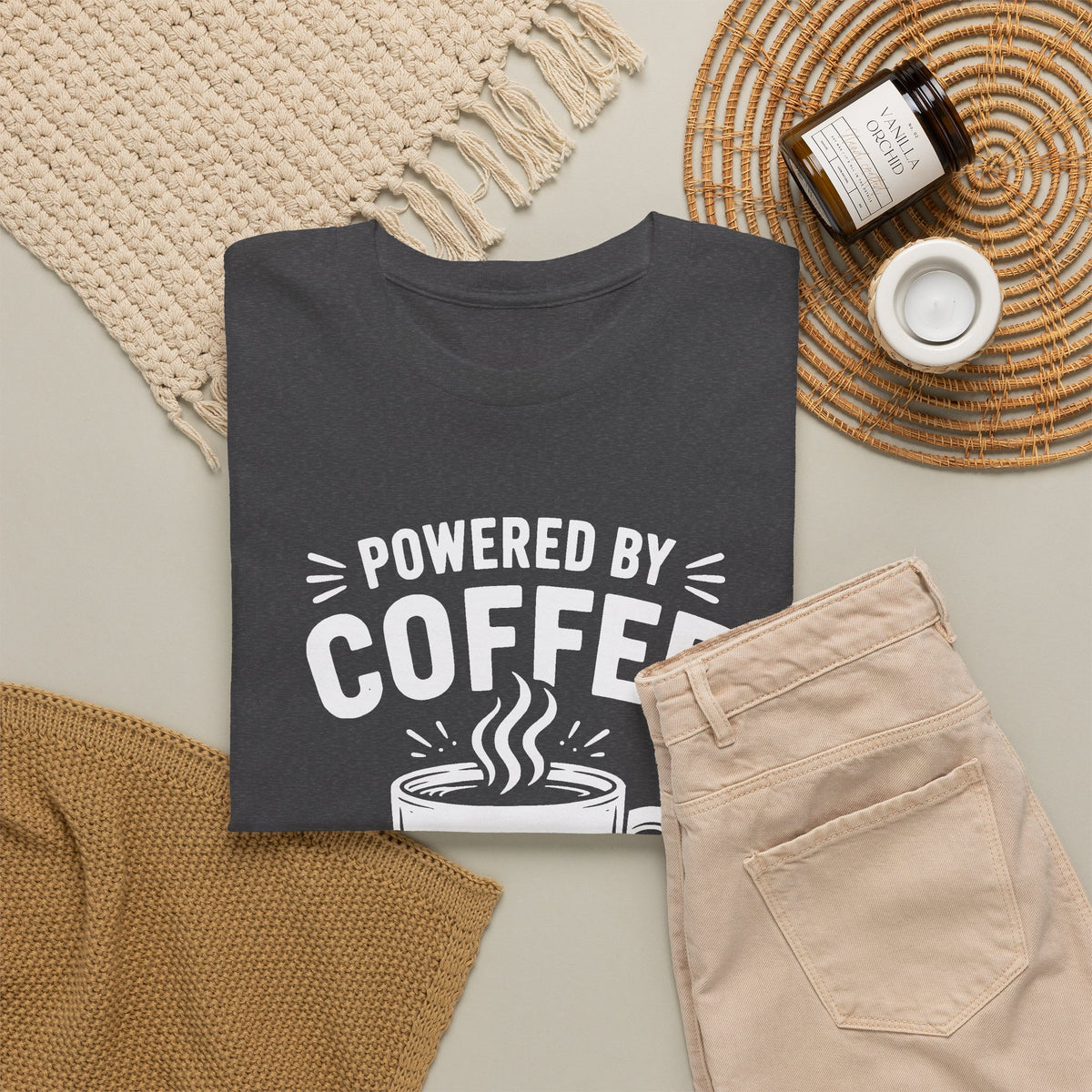 Powered by Coffee and Anxiety T-Shirt