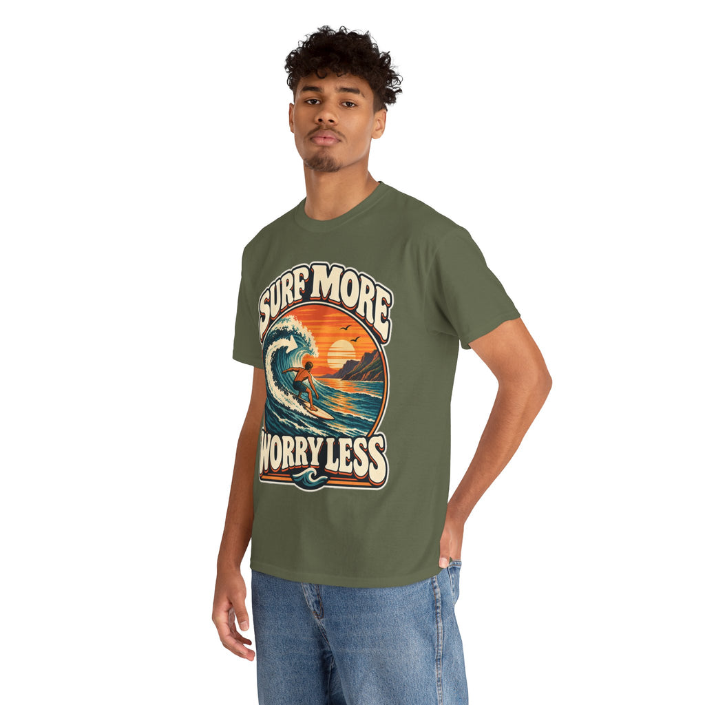 Surf More, Worry Less T-Shirt