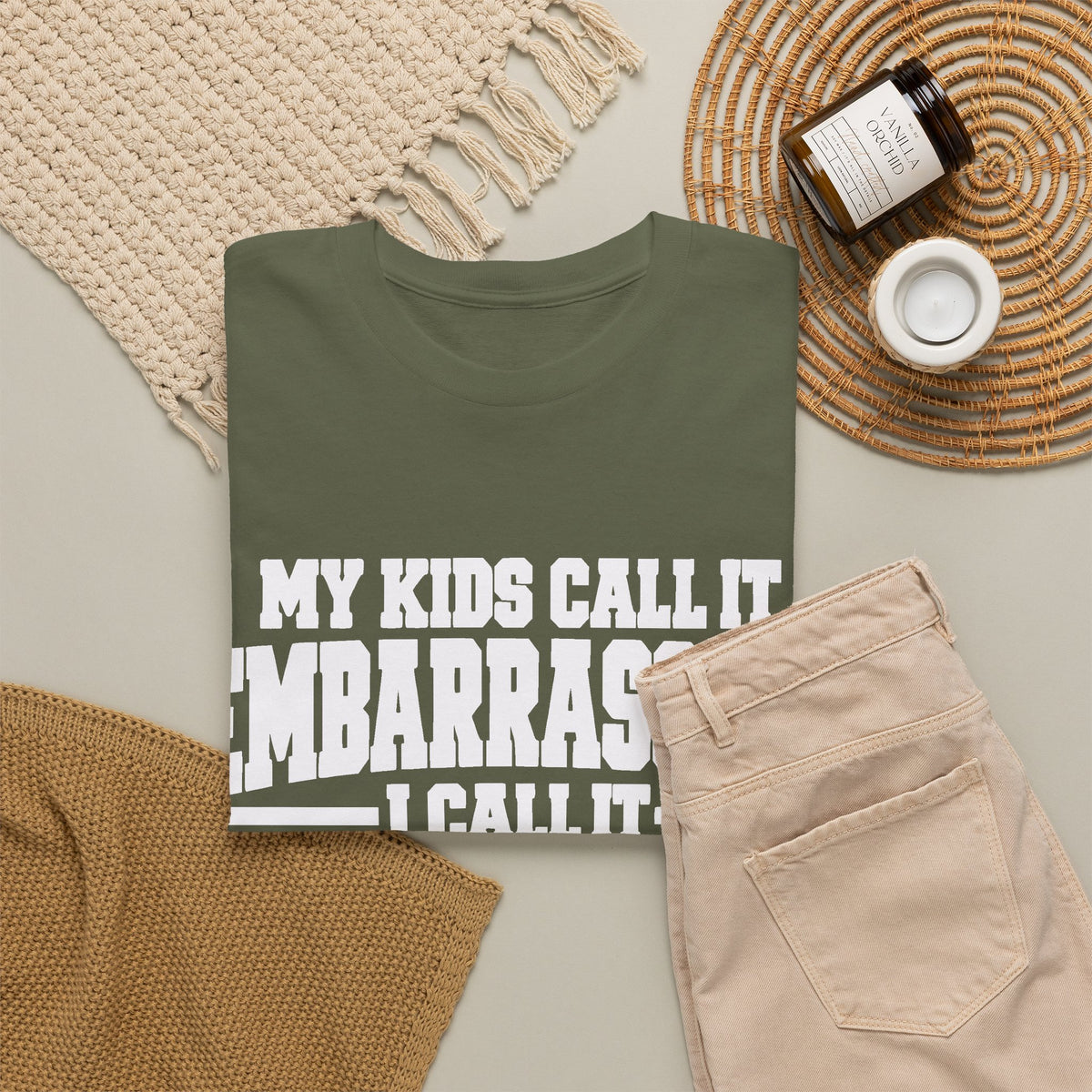My Kids Call It Embarrassing, I Call It Parenting T-Shirt