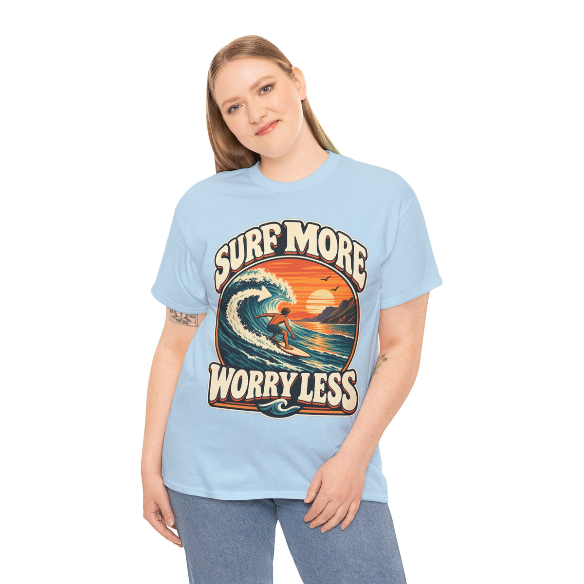 Surf More, Worry Less T-Shirt