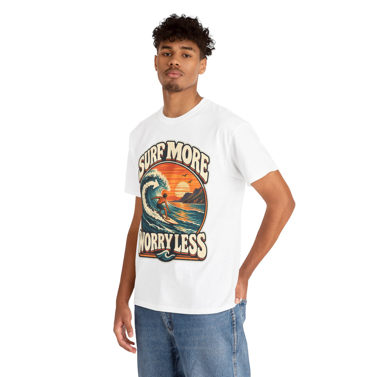 Surf More, Worry Less T-Shirt