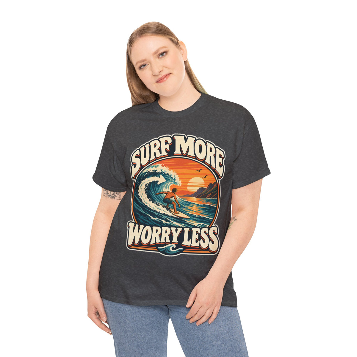 Surf More, Worry Less T-Shirt