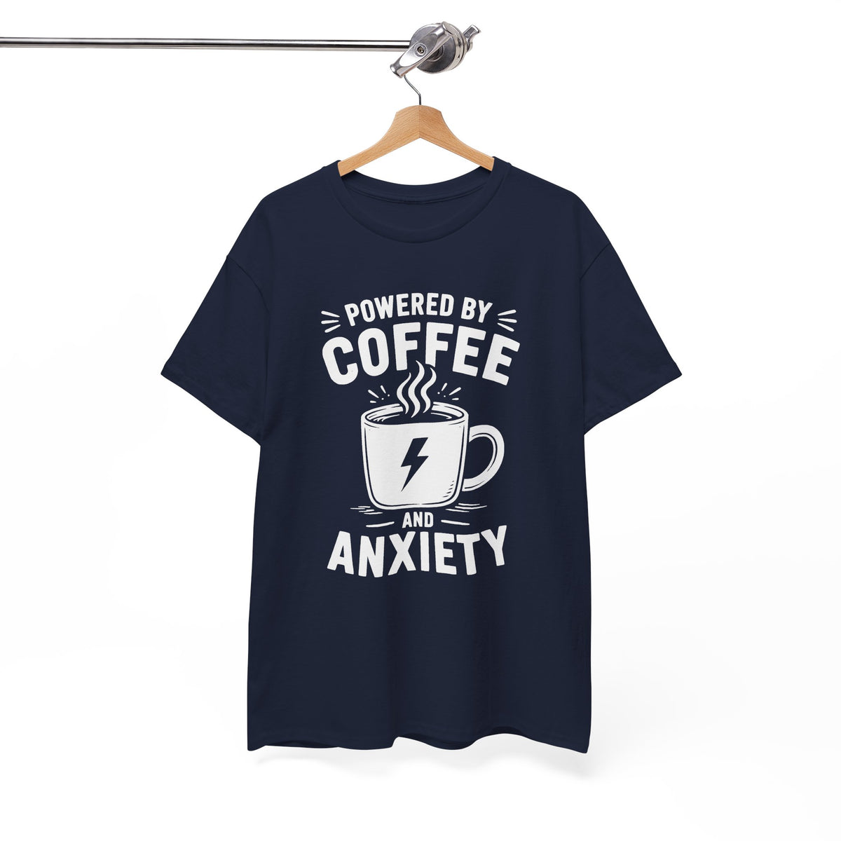 Powered by Coffee and Anxiety T-Shirt